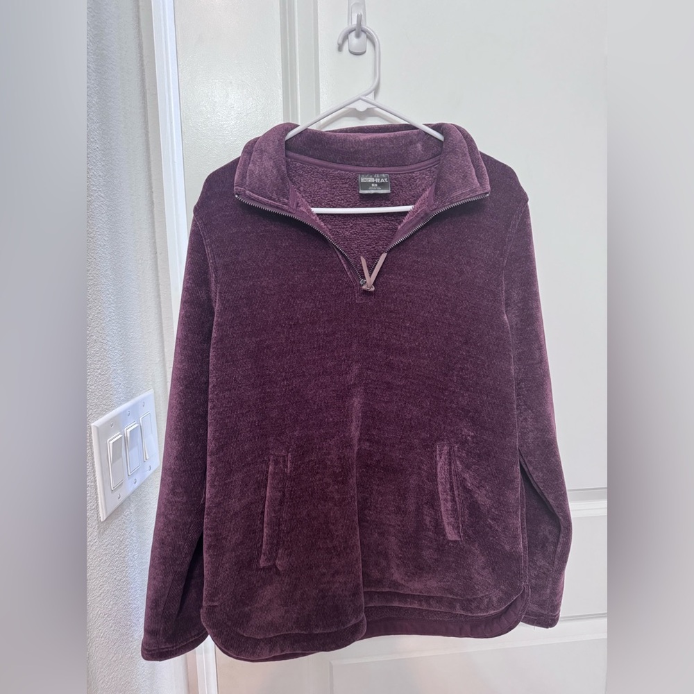 32 Degrees Heat Women’s Purple Pullover Sweater